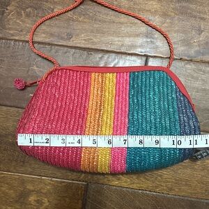 Colorful Woven Vintage Purse